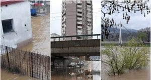 Zenica: Porast vodostaja Bosne potopio podvožnjake